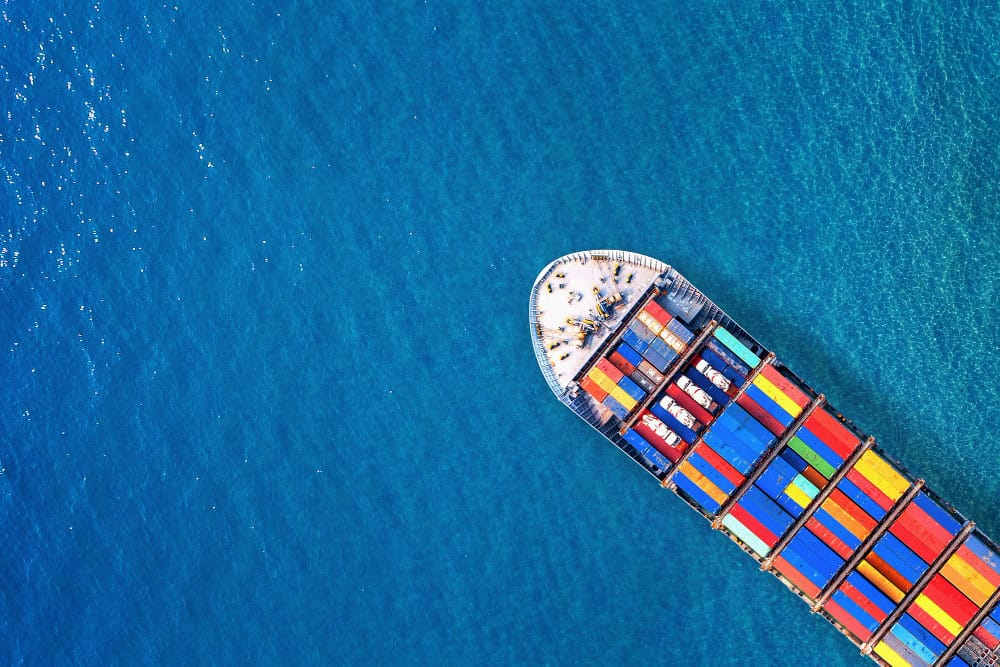 freight shipping over the ocean